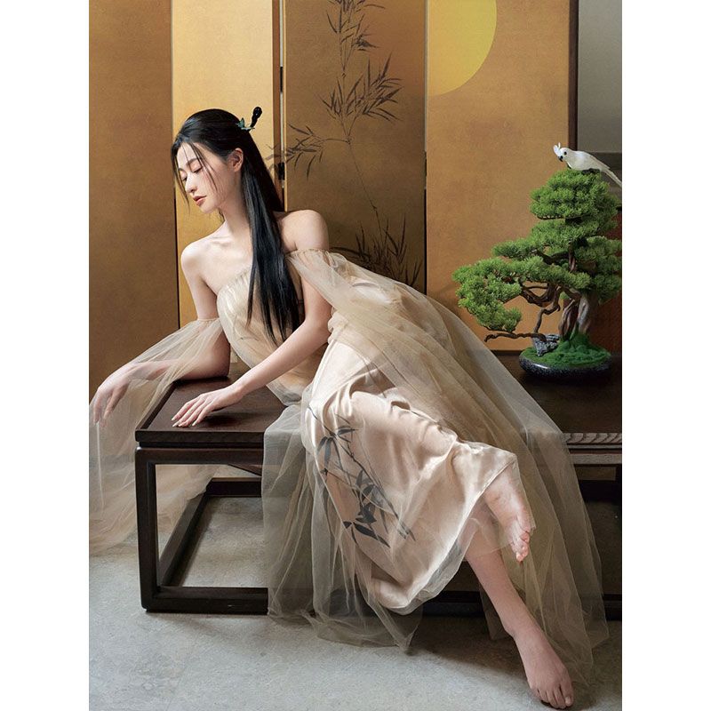 新中式晨袍新娘敬酒服订