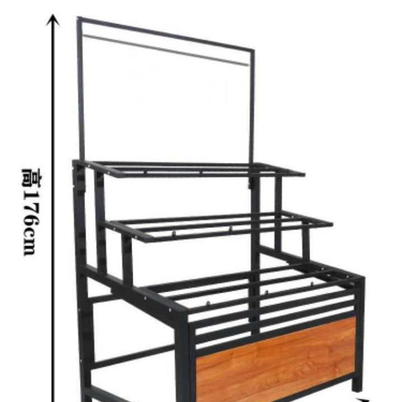 超市水果蔬菜货架多功能果蔬置物架多层梯形菜P架子商用生鲜展示