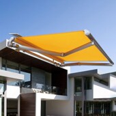 户外伸缩式 遮阳棚电动门面雨棚庭院D阳台折叠铝合金家用雨篷遮阳