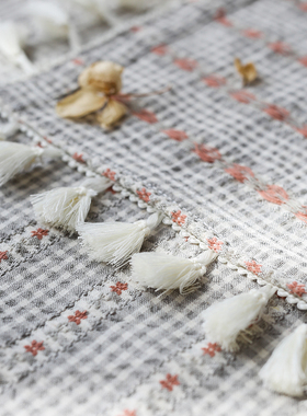 日式门帘布艺装饰隔断帘试衣间门帘卧室挡风门帘小U窗帘 短窗半帘