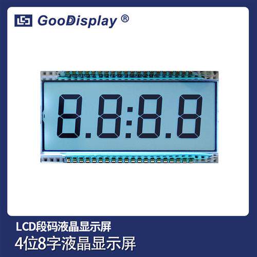4位8字段码液晶显示屏段式LCD屏宽温全透 反射液晶模块EDS815