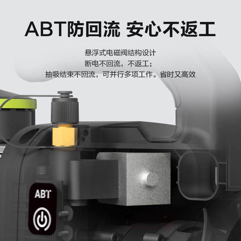 新款WU090锂电真空泵1升空调冰箱抽气泵加氟表实验模具包邮