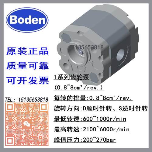新款博顿齿轮泵BKP1Q0S3.7G0L1-B BKP1Q0S4.2G0L1-B BKP包邮