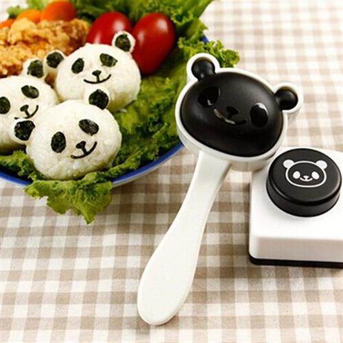 创意可爱寿司熊猫饭团模具 海苔夹紫菜压花器DIY模具