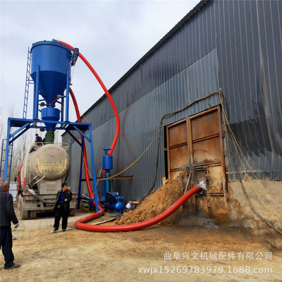 威海粉煤灰装车机热电厂炉灰气力输送机集装箱水泥粉气力吸料机