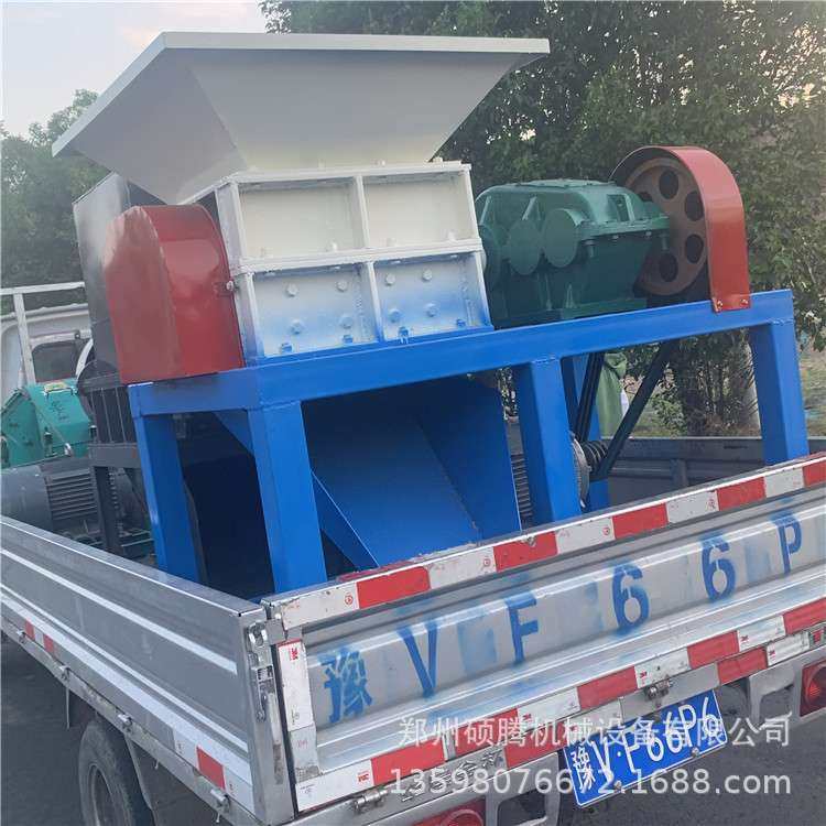 单双轴撕碎机abs塑料板广告牌撕碎机洗洁精桶大蓝桶塑料瓶撕碎机,机械设备,粉碎机,淘宝优惠券,粉丝福利购,淘宝优惠卷