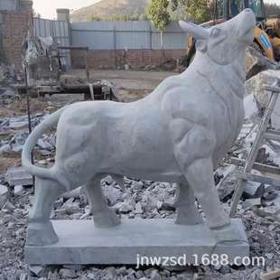 石牛雕刻厂 石材制作水牛雕塑价格 景观石雕犀牛图案大全