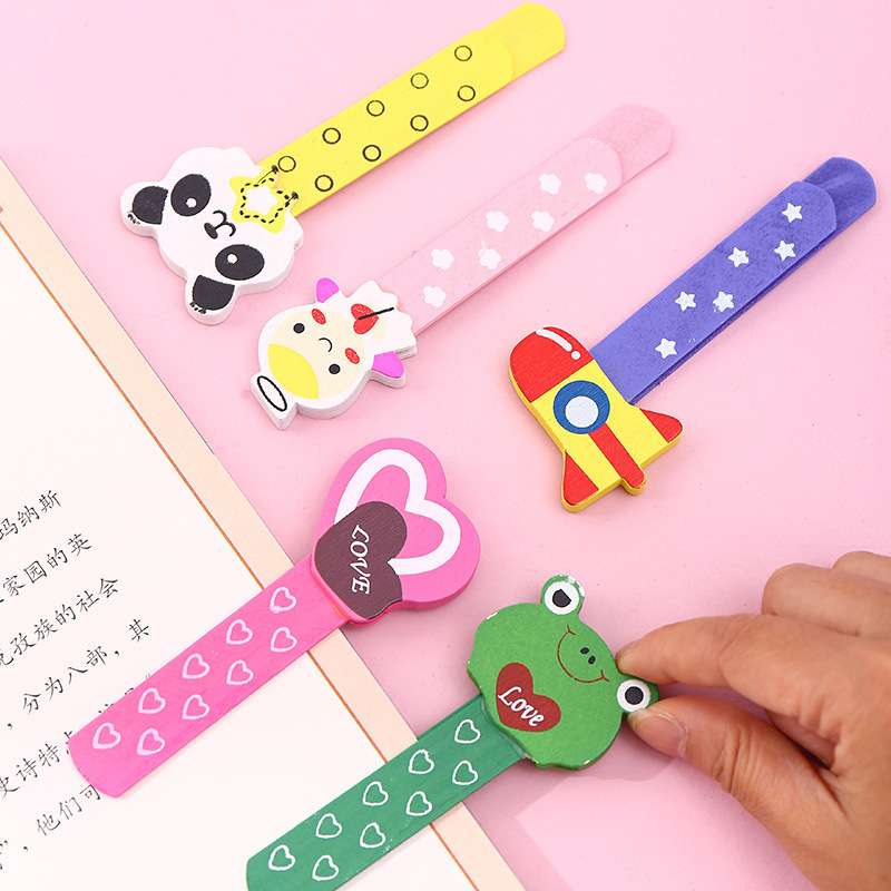 厂家直销 卡通木质书签中国风个性便携创意可爱学生奖品礼物