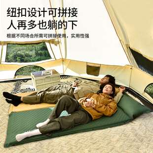 Hispeed旗速自动充气床垫睡垫野营防潮垫户外露营气垫床帐篷地垫