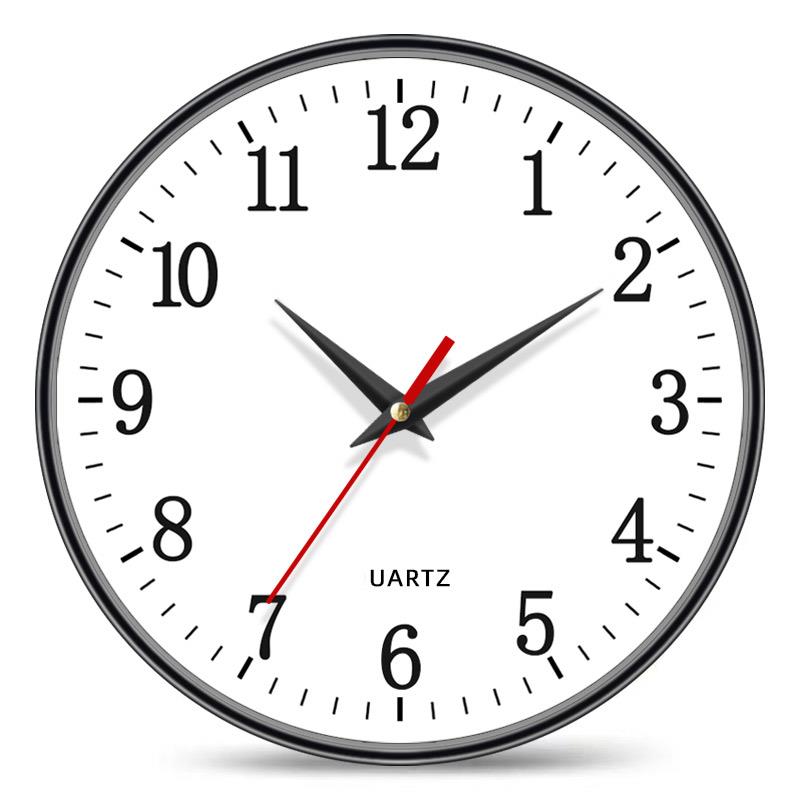 新疆包邮静音挂钟创意时尚石英钟表简约时钟客厅卧室钟表现代家庭