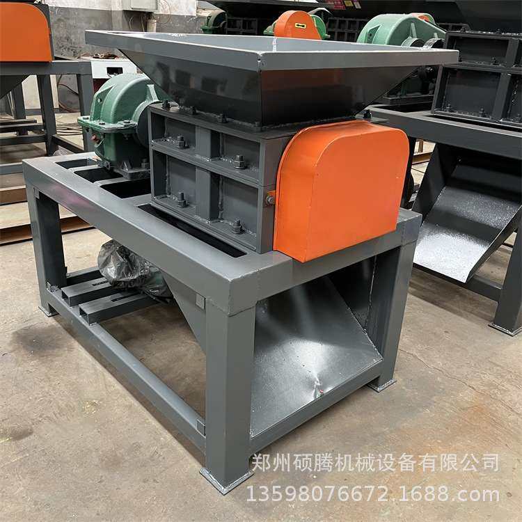 工业用废弃橡胶轮胎双轴粉碎机 厨余垃圾撕碎机 床垫家具破碎设备,机械设备,破碎机,淘宝优惠券,粉丝福利购,淘宝优惠卷