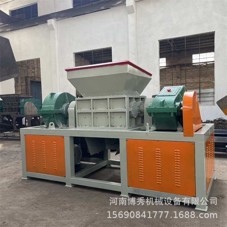 河南厂家售 多功能双轴撕碎机 废钢铁撕碎设备 餐厨垃圾粉碎机,机械设备,粉碎机,淘宝优惠券,粉丝福利购,淘宝优惠卷