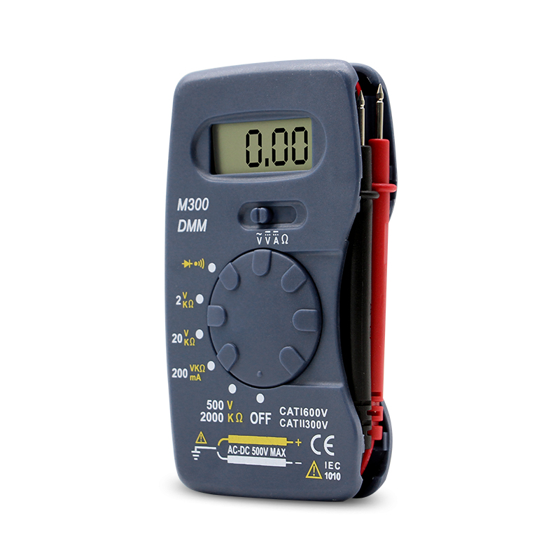 迷你卡片型数字万用n表便携袖珍笔记本式万能表口袋型蜂鸣自动保