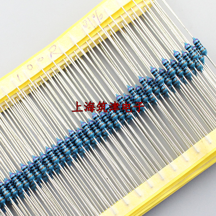 高精密电阻 1/4W 0.25W 100R 100欧 精度0.1% 千分之一(50只15元)