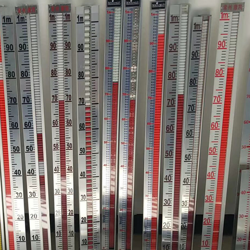 UHC磁翻板液位计侧装顶装磁性浮子翻柱液位计防腐锅炉水位计远传