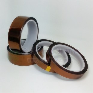 茶色高温胶带双面金手指胶带聚酰亚胺薄膜胶带耐高温绝缘纸长30M