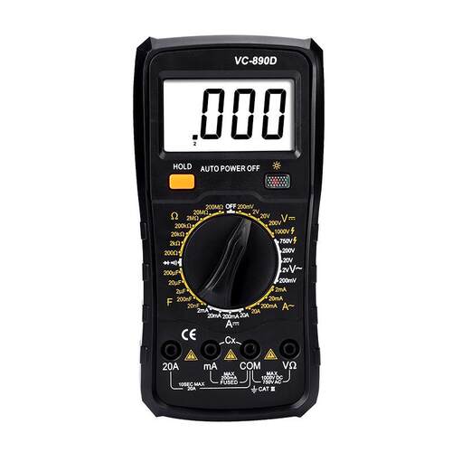 万用表数字高度全自万动能表智能防烧修精电工数维显式890D