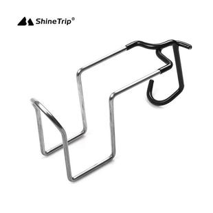 趣露营A24帐露篷灯杆户外多托功能水杯挂钩精致山营钓鱼不锈钢杯