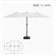 外遮阳伞庭外院伞797中柱伞户伞露台花园墅别庭院大伞双户头摆摊