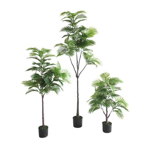 仿真植物散尾葵客厅落地盆栽室内大型仿生绿植假花树轻奢装饰摆件