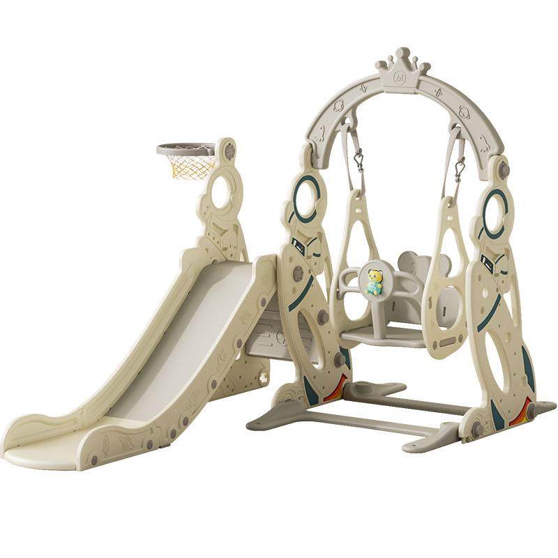 儿童滑滑合型梯室内家用小宝滑梯秋千组合三一小孩多功能游宝乐园