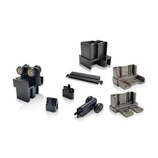 平网折叠纱门客厅房隔断门金折刚网叠KMB隐形纱厨门铝合金推纱拉