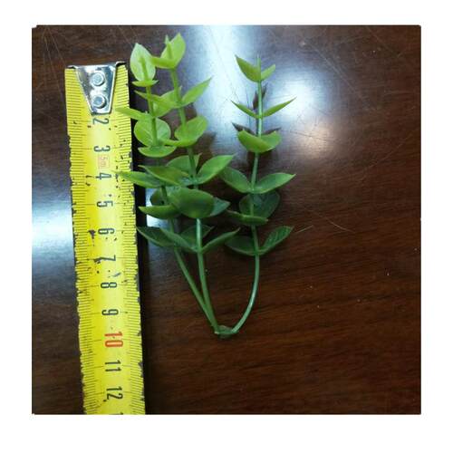利仿真植配物三叉尤加草叶花生叶草坪底板草插花塑料绿化水三叉尤