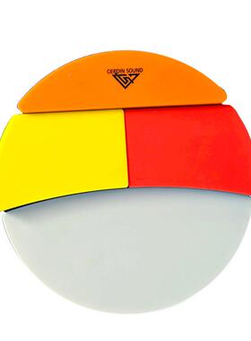 12哑鼓多功能硅胶鼓垫四色分区打击3层打寸乐器架哑子鼓击练JUE习