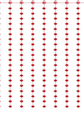 灯2WGZ025春节灯笼窗帘灯线LED装饰皮冰背条灯过年氛围景彩灯