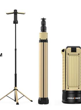 新款便露营灯式折叠可充工电led灯摆携摊钓鱼作灯应285灯泡急灯