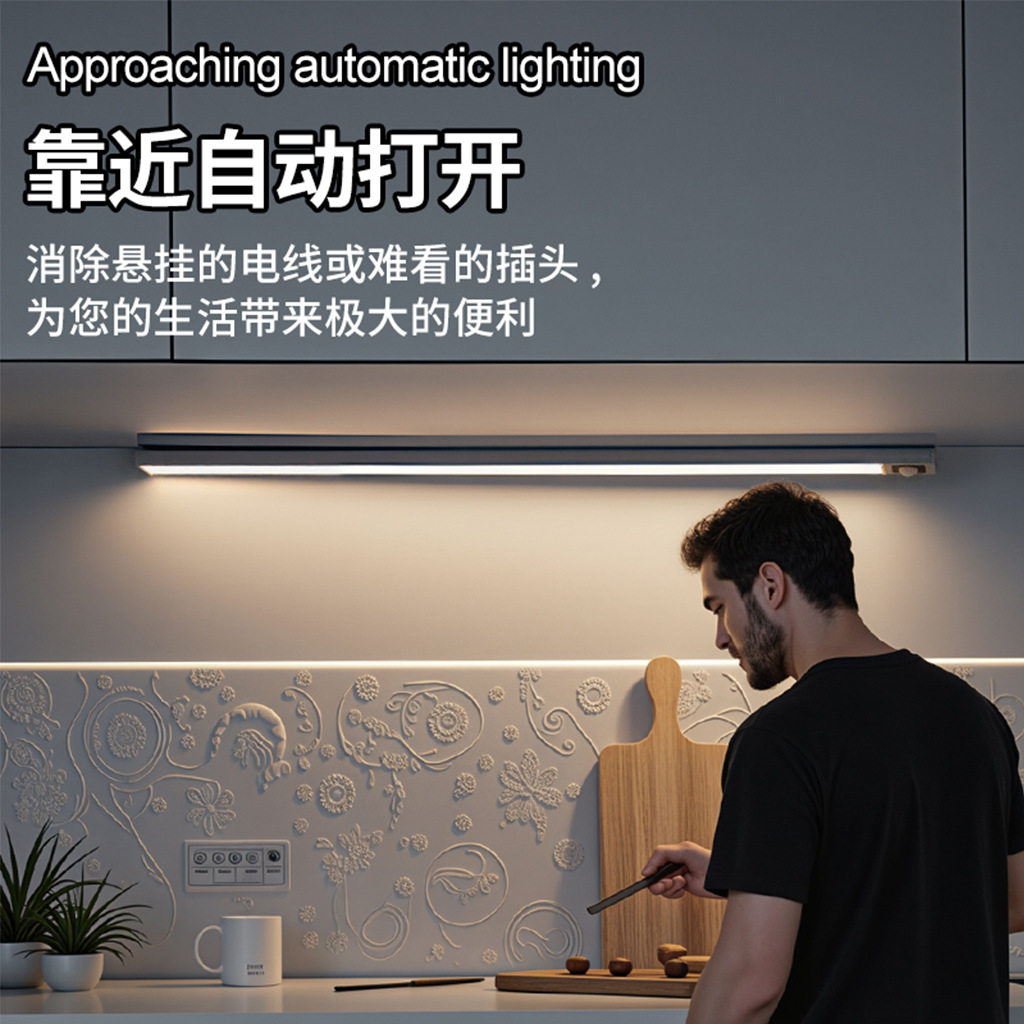 超薄智能led人体感应灯