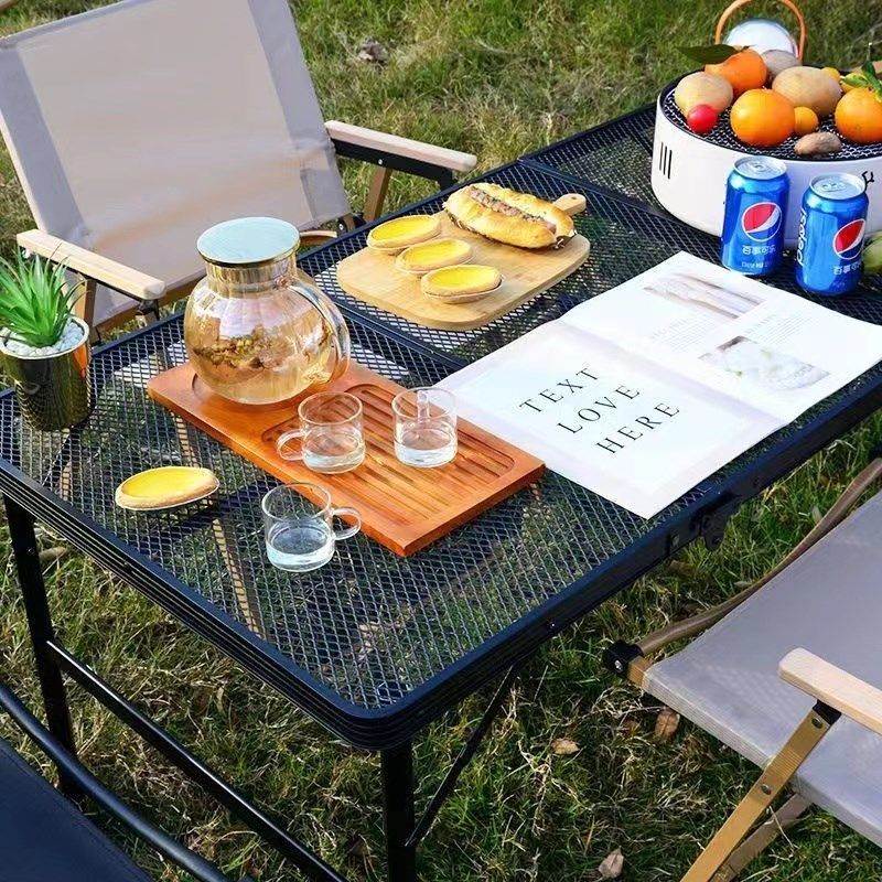 户外折叠桌便携式易收纳野餐铝合金铁网格L小型防水防烫茶桌露营,户外/登山/野营/旅行用品,户外桌子,淘宝优惠券,粉丝福利购,淘宝优惠卷