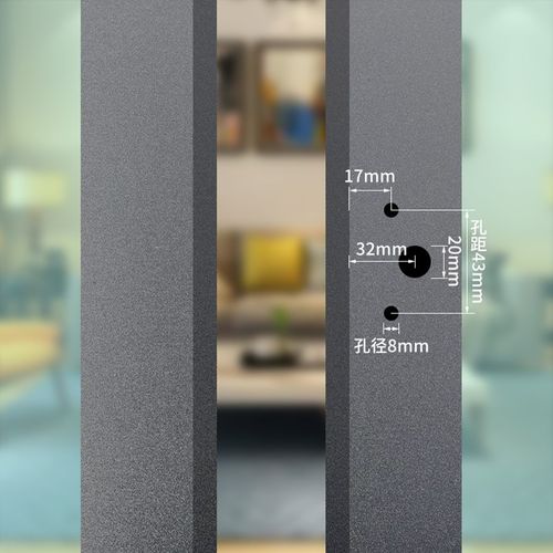 304不锈钢带框玻璃门锁里外开推拉F门钩锁铝合金店铺双开有框门锁