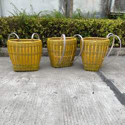 三穗竹编背篓大号背篼市场买菜贵州E背萝竹编竹筐框收纳筐舞台道