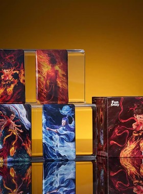 funcrazy官方正版周边哪吒之魔童闹海电影艺术家系列徽章盲盒