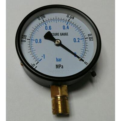 真空负压表 真空表 真空计 pressure gauge -1～0bar/-0.1～0mpa