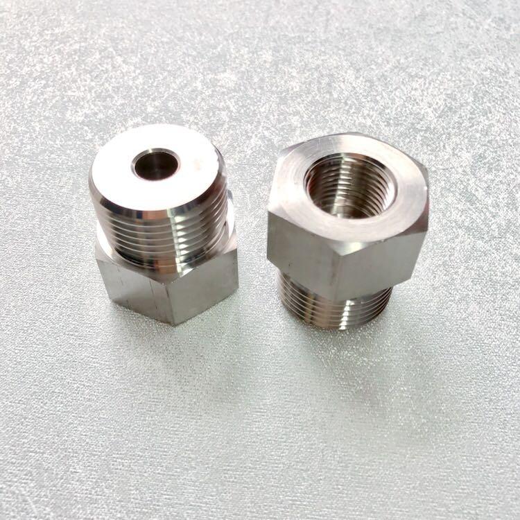 G1/2转G1 四分变一寸 不锈钢内外丝转换接头 内外丝 内G1/2 外G1