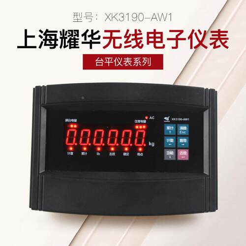 上海耀华XK3190-AW1无线仪表电子秤地磅汽车衡称重显示器控制器