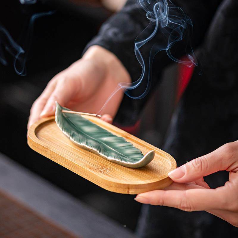 便携羽毛香插香座家用点香座檀香托盘线香炉室内茶道线香底座香薰,鲜花速递/花卉仿真/绿植园艺,洒水/浇水壶,淘宝优惠券,粉丝福利购,淘宝优惠卷