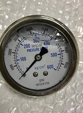 轴向油压表 压力600kg 8000psi 直径61-68mm 螺纹G1/4 NY-616813T