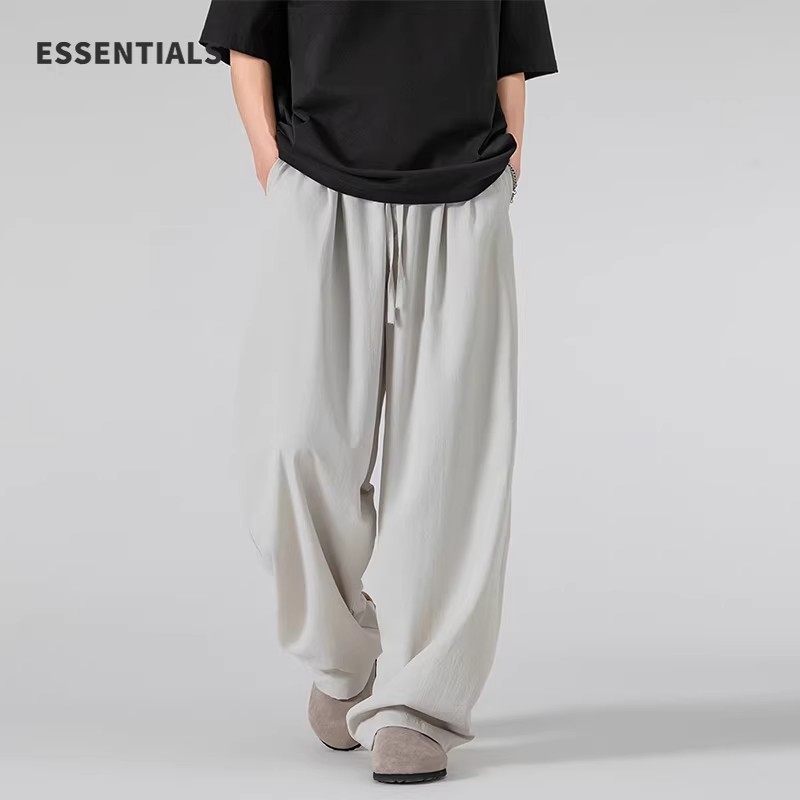 ESSENTIALS HOPE 男装慵懒风薄款休闲裤男直筒宽松阔腿裤运动长裤