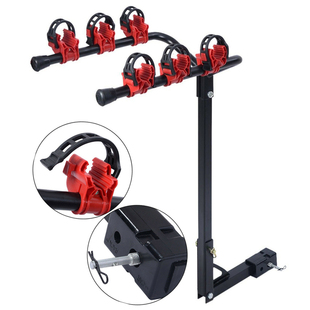 汽车拖车后备箱车载美式方口后挂A式自行车架车尾行李架可悬挂三