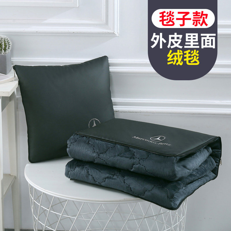 汽车抱枕被子两用一对多功能车内高档靠I枕车载午睡被靠垫车上靠