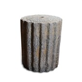 旧石墩老柱底座收藏农村老旧石器石雕石座椅子老柱V墩青石仿古柱