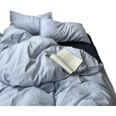 梨梦 弗洛里达的春 ins日式纯棉水洗棉四O件套全棉床单被套床品