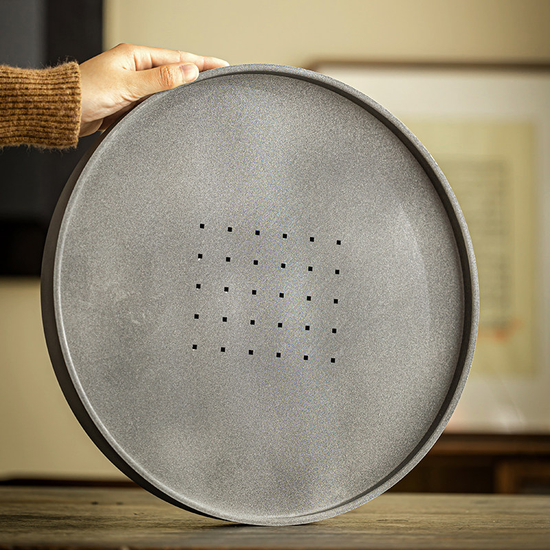 茶盘沥水托盘功夫茶具r茶台家用高级灰铝制大茶盘蓄水式茶海壶承,餐饮具,茶盘,淘宝优惠券,粉丝福利购,淘宝优惠卷