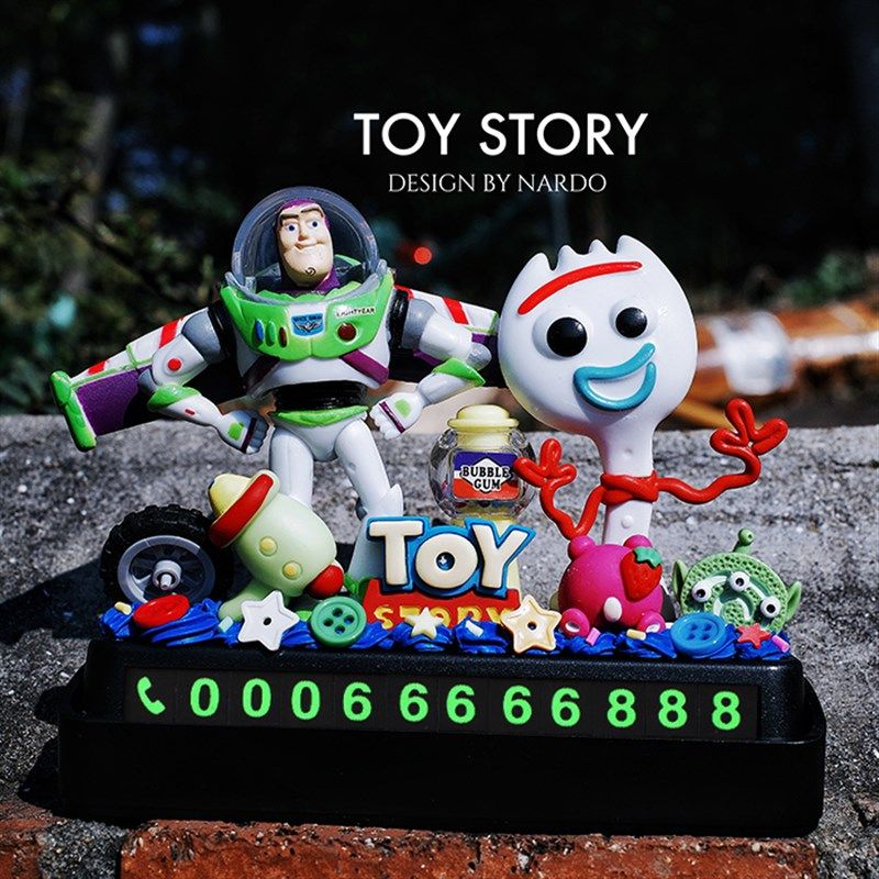 纳多创意手工巴斯光年叉叉汽车A临时停车挪车电话号码牌车载装饰,汽车用品/电子/清洗/改装,停车号码牌,淘宝优惠券,粉丝福利购,淘宝优惠卷