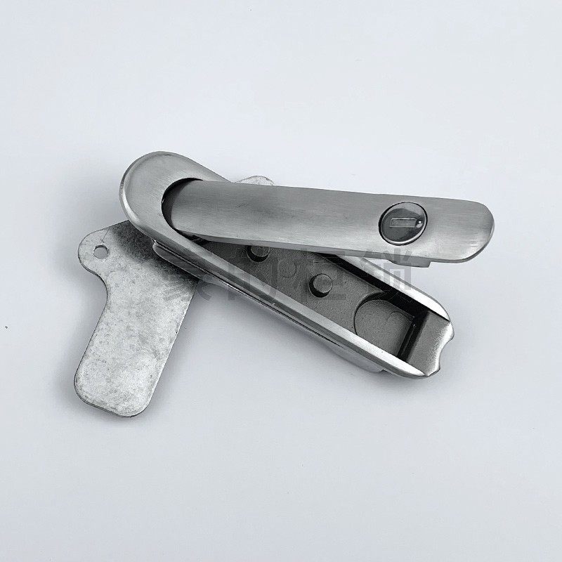 配电箱不锈钢连杆锁开关控u制柜门拉杆锁工业机柜平面锁弹跳把手