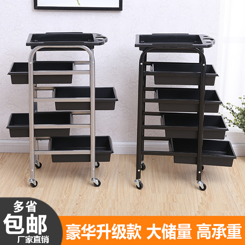 复古美发车发廊手推车杠车特价包邮美容K小推车理发店烫染工具车