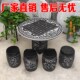 石雕石桌石凳青石庭o院花园石桌椅凳子一套仿古圆桌子户外装 饰摆